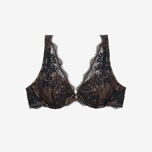 ThirdLove All Day Lace Uplift Plunge Bra Size 36Eblack / 36E